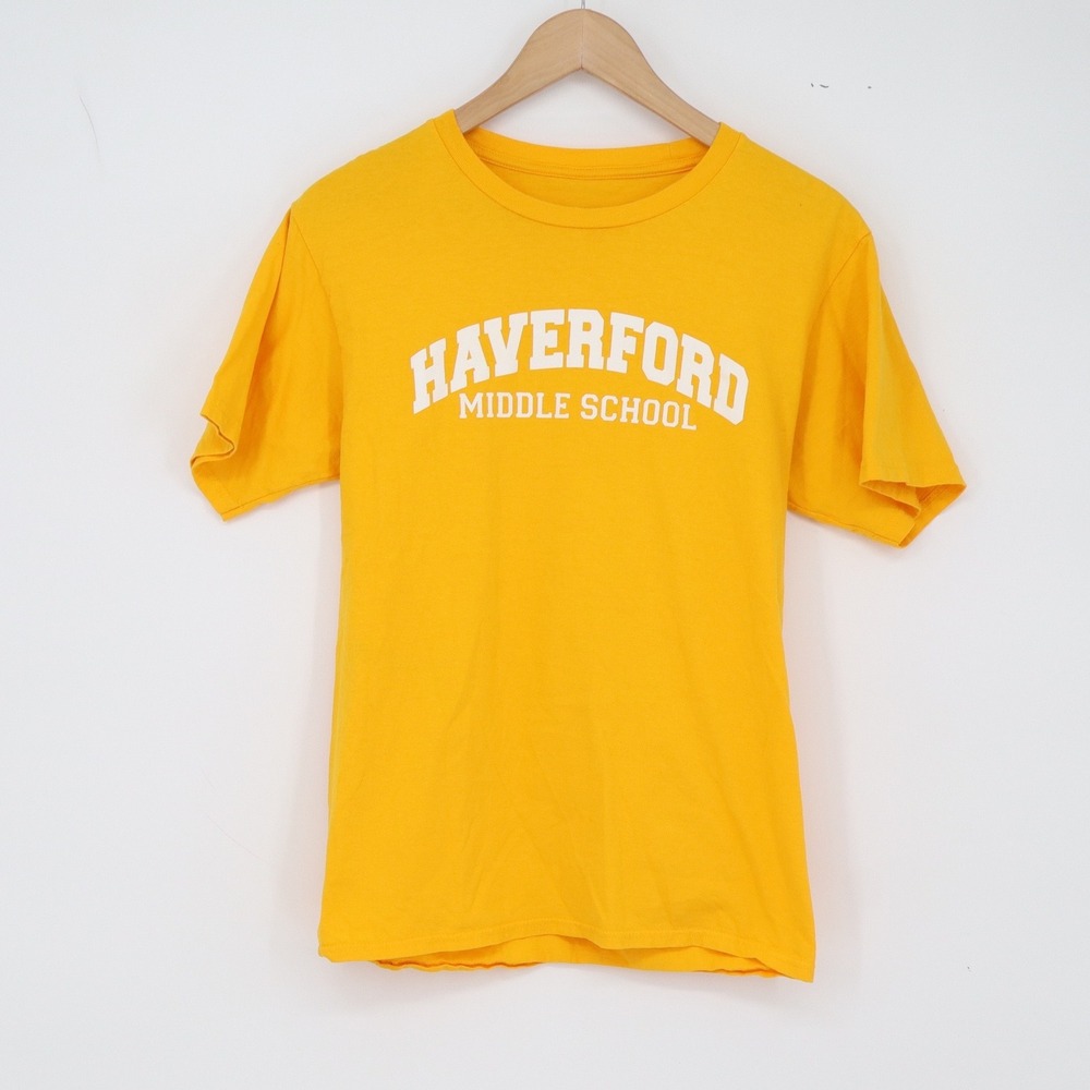 Haverford Middle School T-Shirt Small Yellow H-Pride Other Brand Excellent